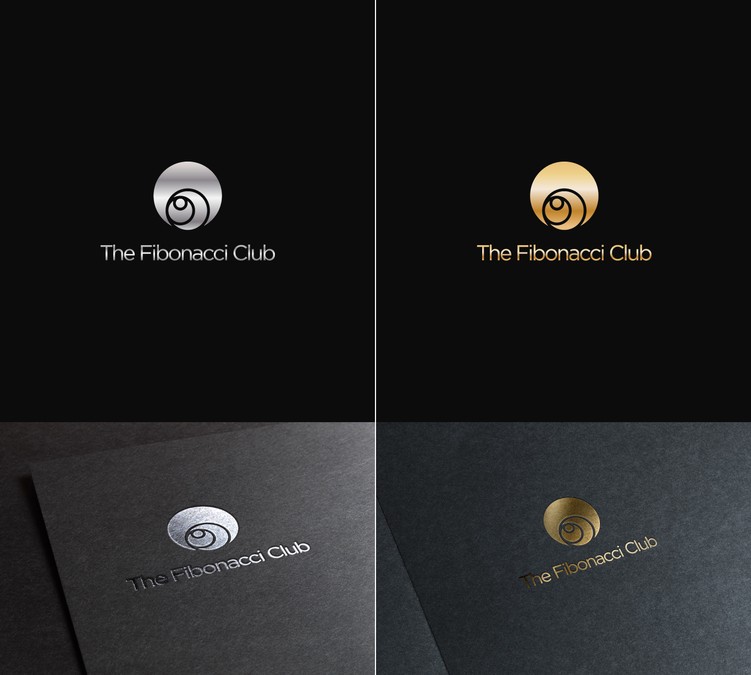 A Fibonacci Spiral Logo For Private Members Club.