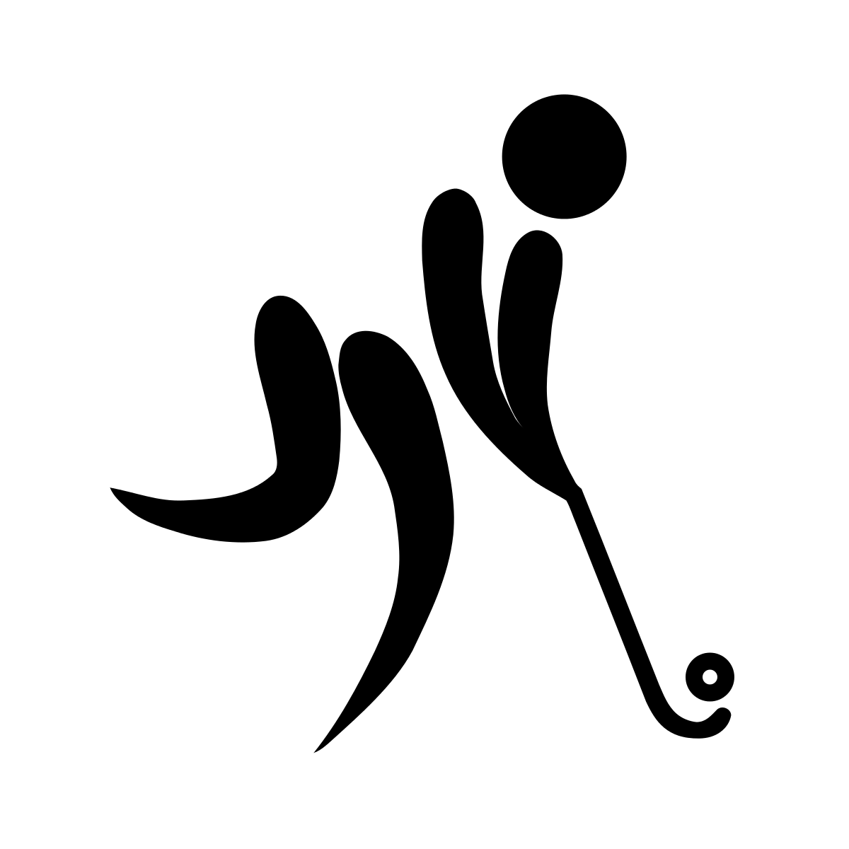 Field Hockey Clipart transparent PNG.