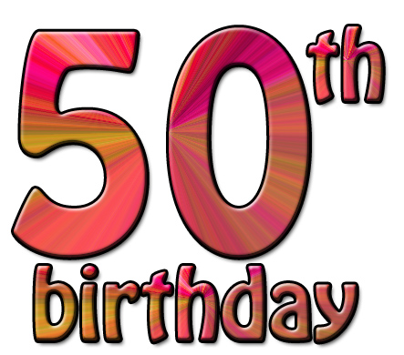 Clip Art Turning 50 Clipart.