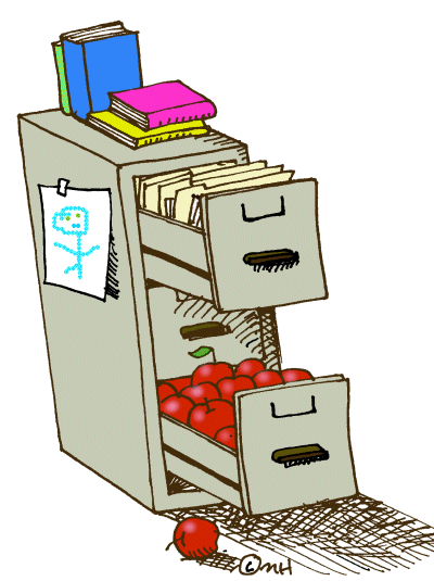 File cabinet bee clipart.