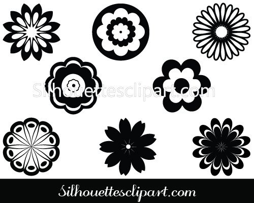 Flowers Filigree Silhouette Download Filigree Vectors.