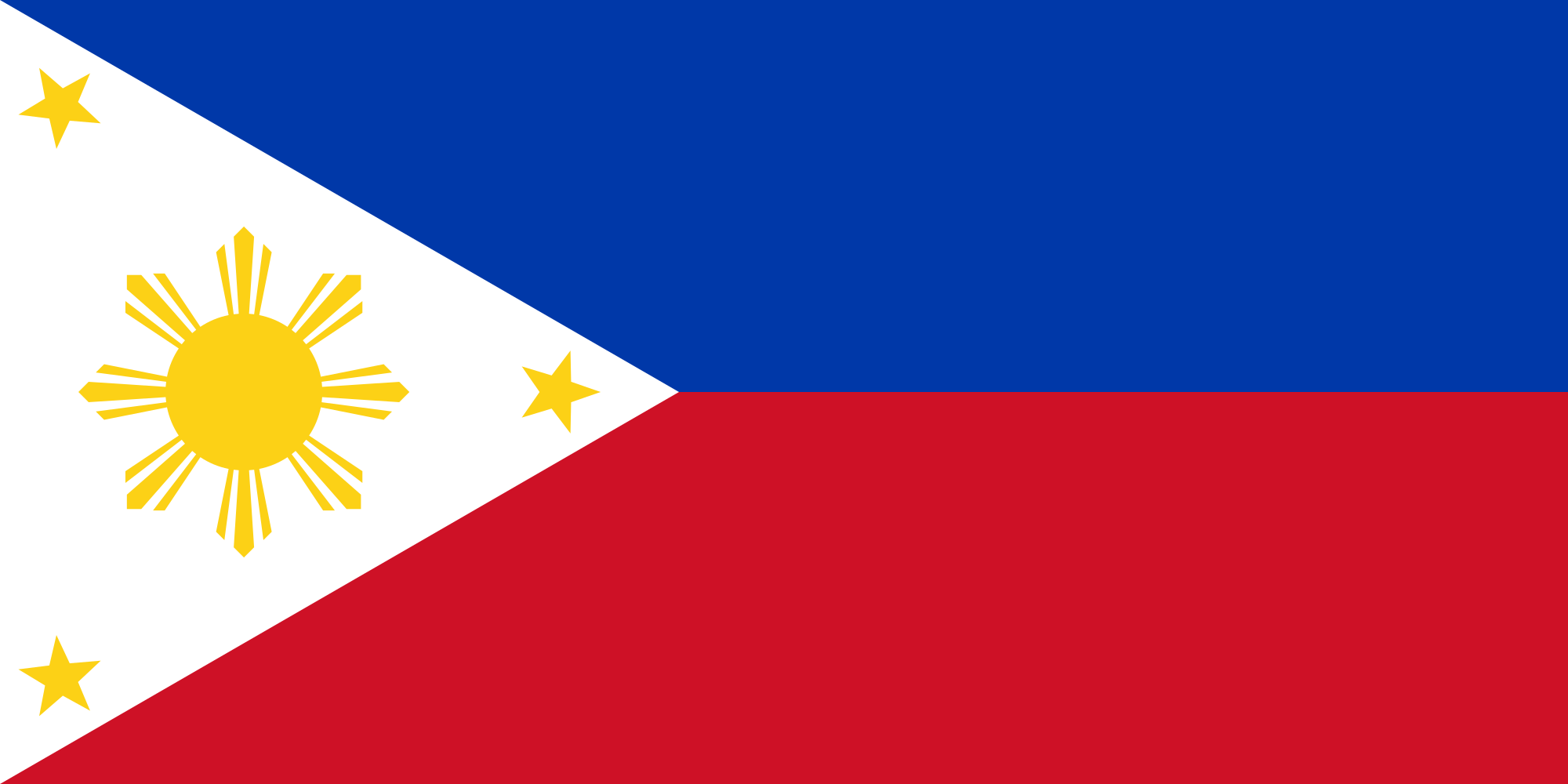 Flag of the Philippines.