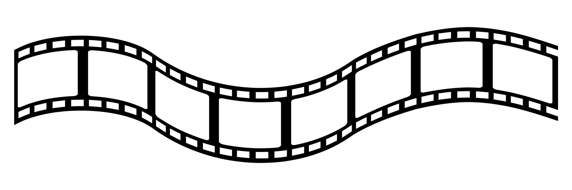 Vector film strip clipart.