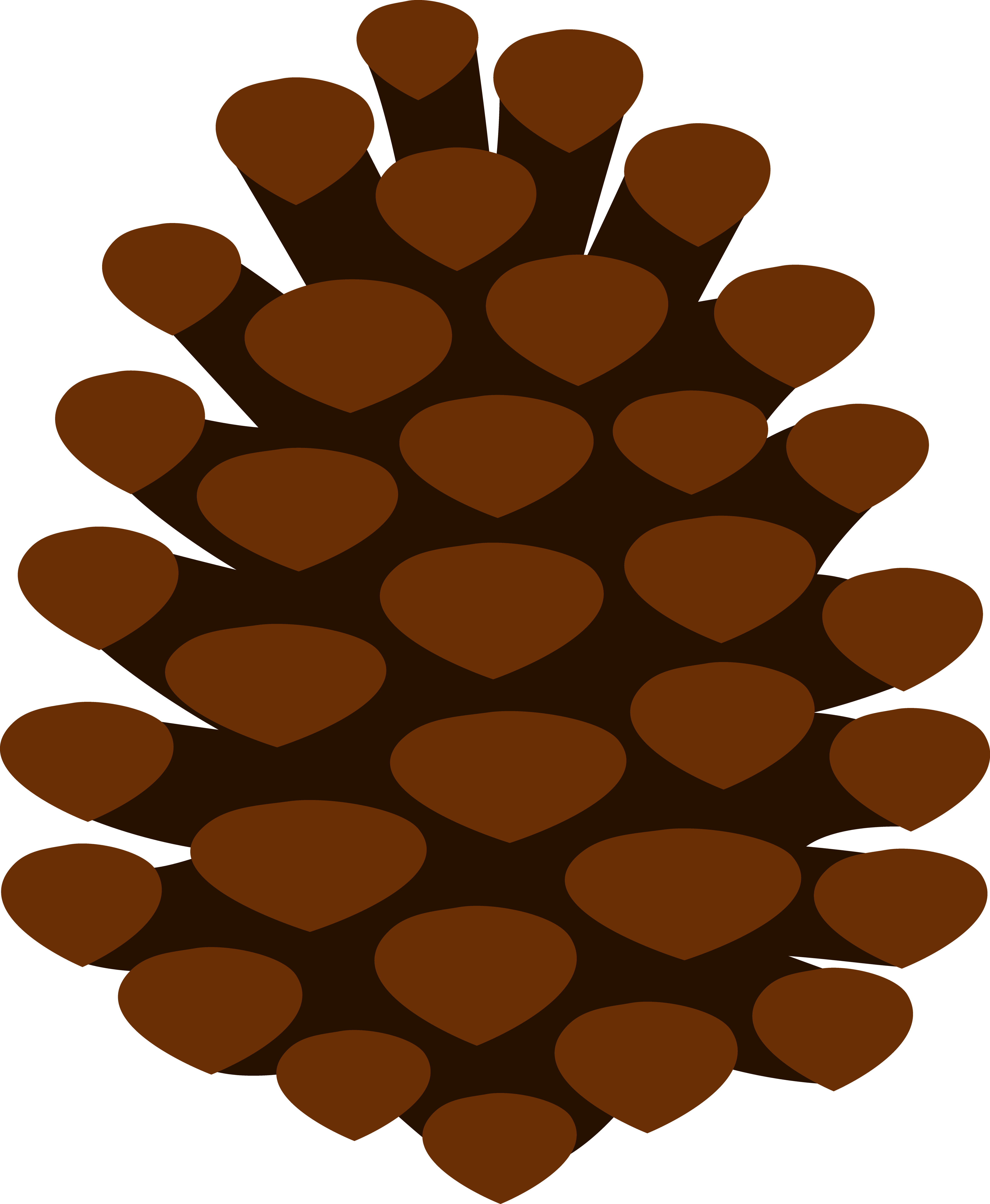 Clip Art Pine Cone.