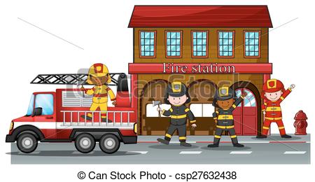 Fire station Stock Illustrations. 2,751 Fire station clip art.