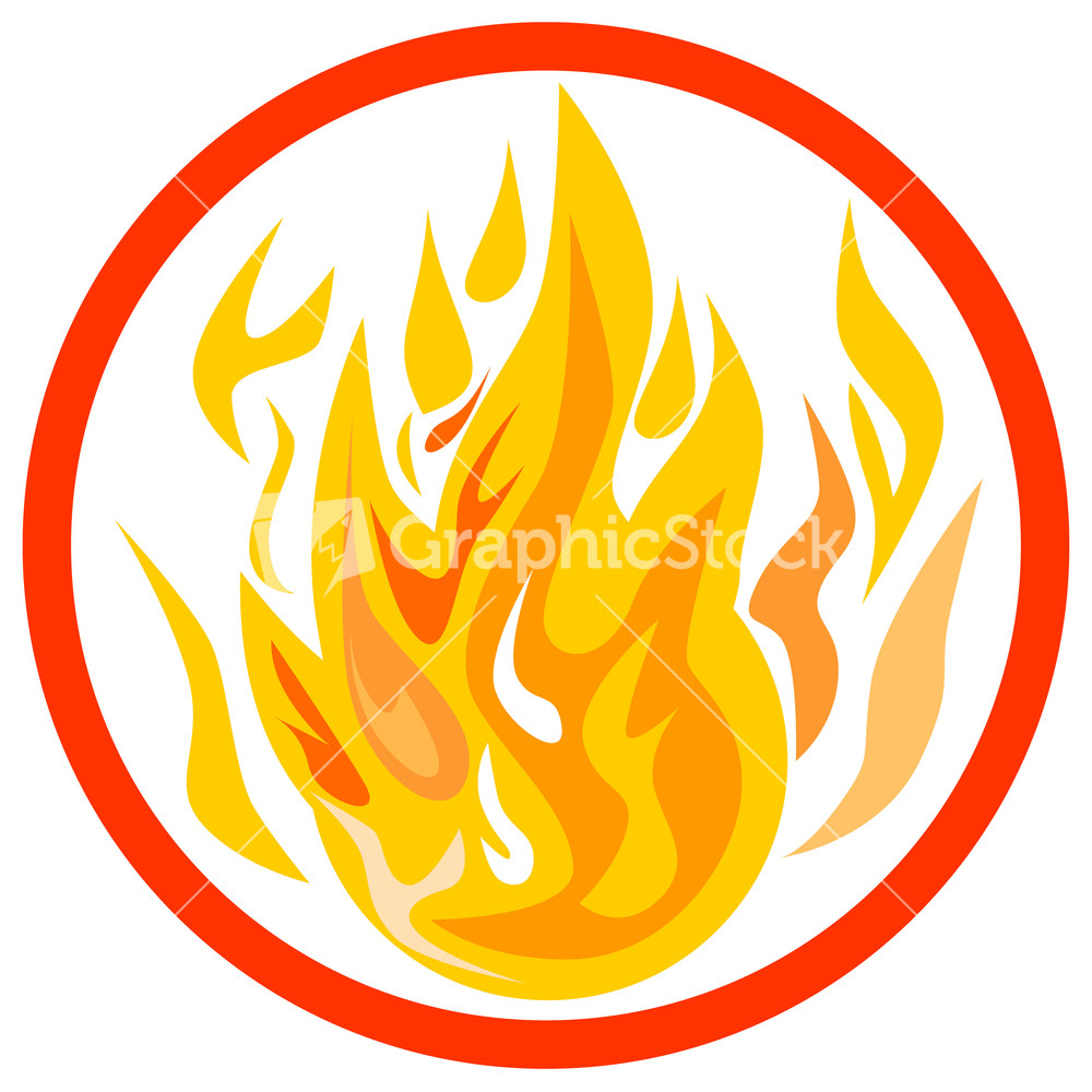 Fire Inside Circle.