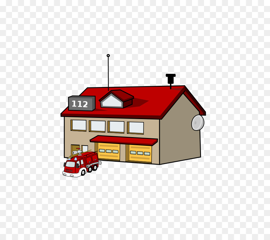 Fire station Fire department Fire engine Clip art.