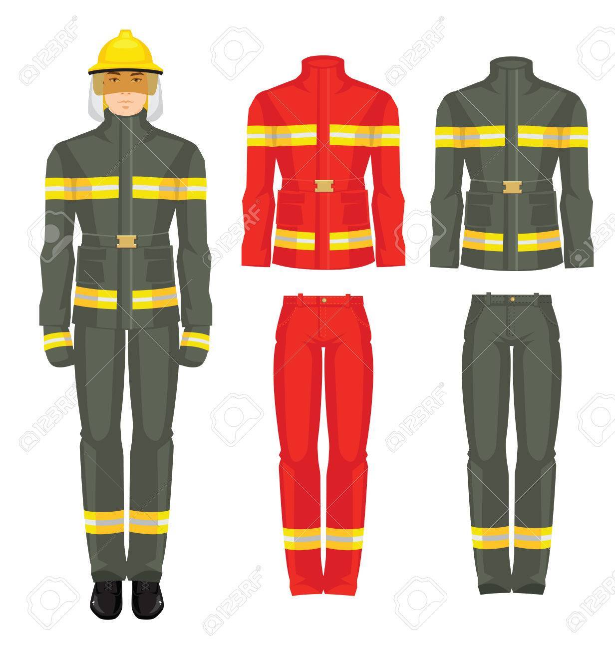 Fireman uniform clipart 9 » Clipart Portal.