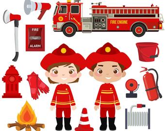 Fireman clipart.