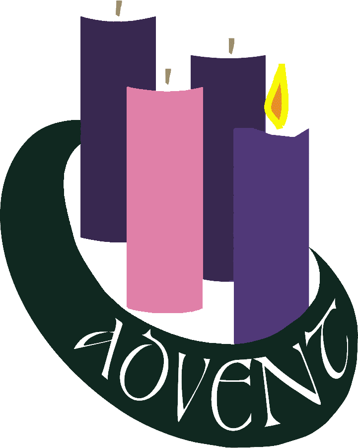 First Sunday Of Advent Candle Clipart.