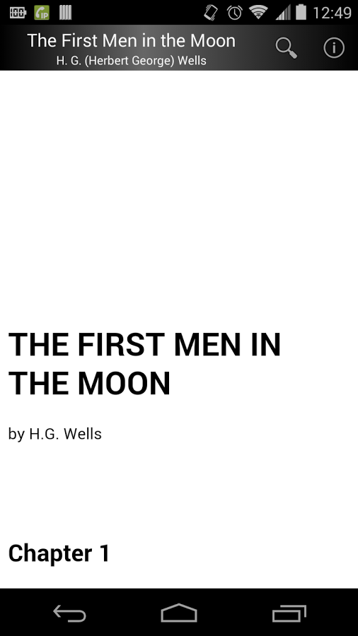 The First Men In The Moon.