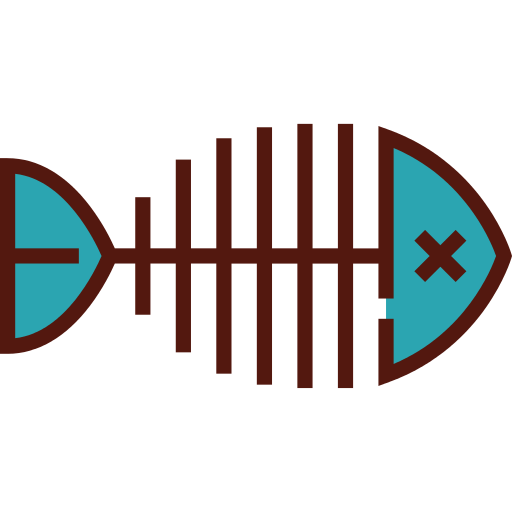 Fishbone PNG Icon.