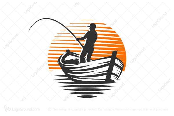 Exclusive Logo 113536, Fisherman Logo.