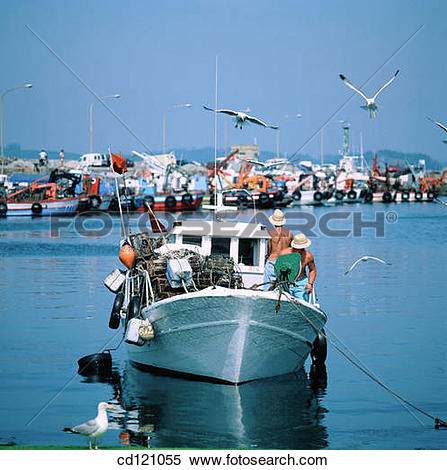 Stock Image of El Grove fishing port. Pontevedra. Spain cd121055.