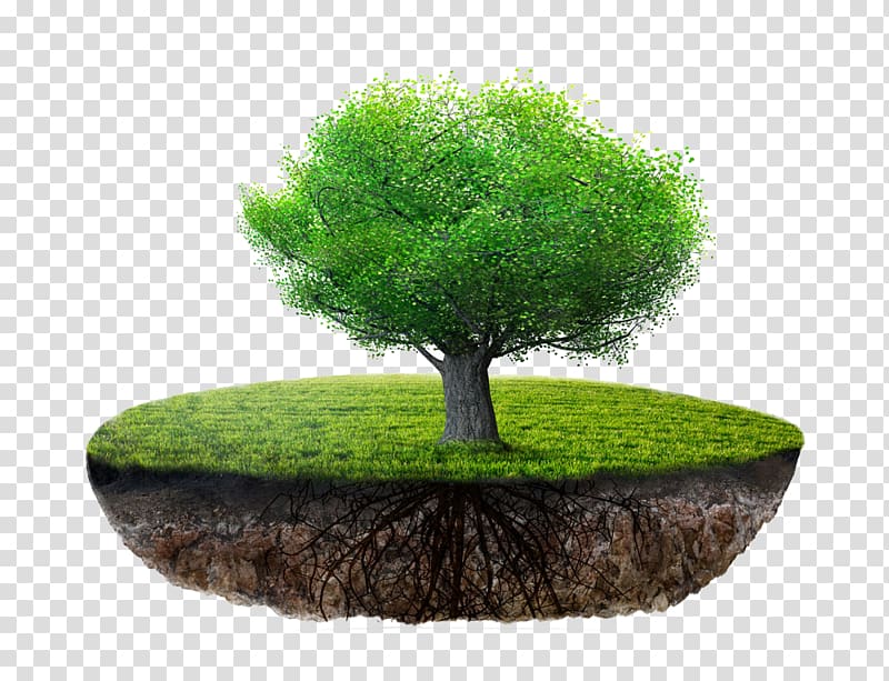 Floating island transparent background PNG clipart.