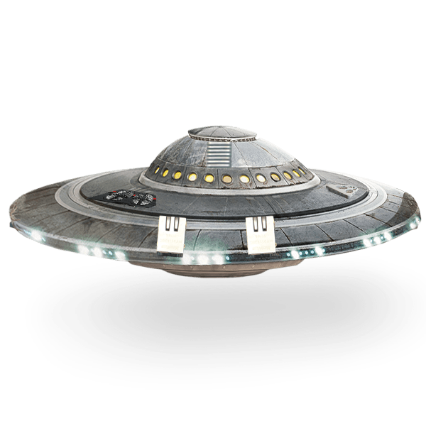 Ufo Spaceship Flying Saucer transparent PNG.