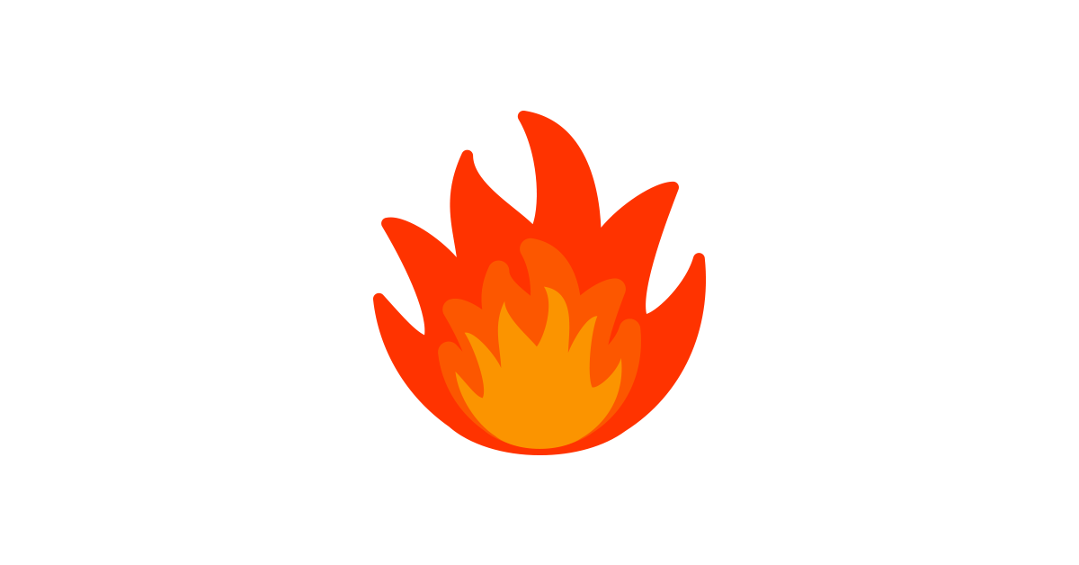 Red flames clipart.