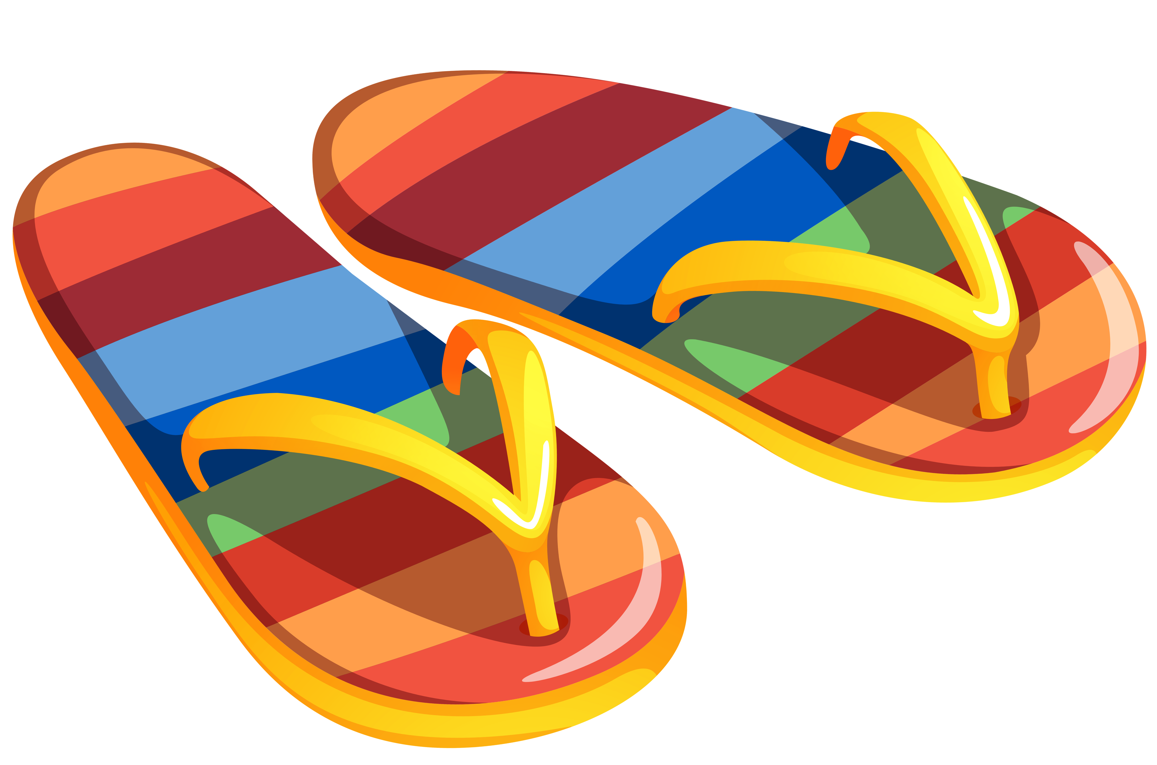 Flip flop clip art images 5.