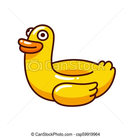 Funny duck pool float.