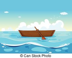 Floating Boat Clipart.