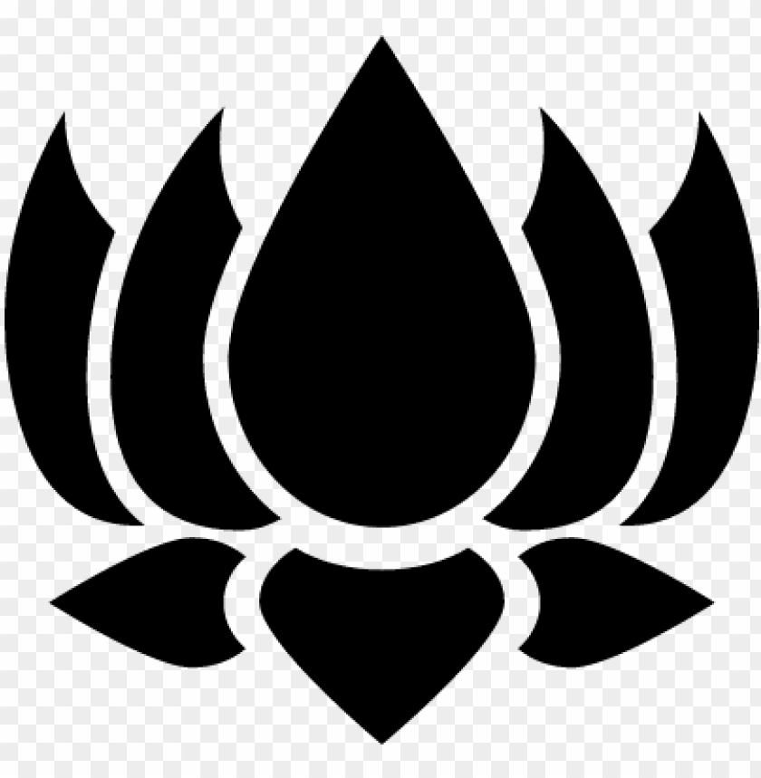 hinduist lotus flower vector.