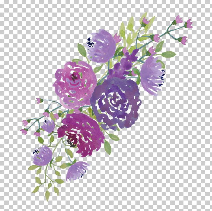 Wedding Invitation Watercolour Flowers Purple PNG, Clipart, Bride.