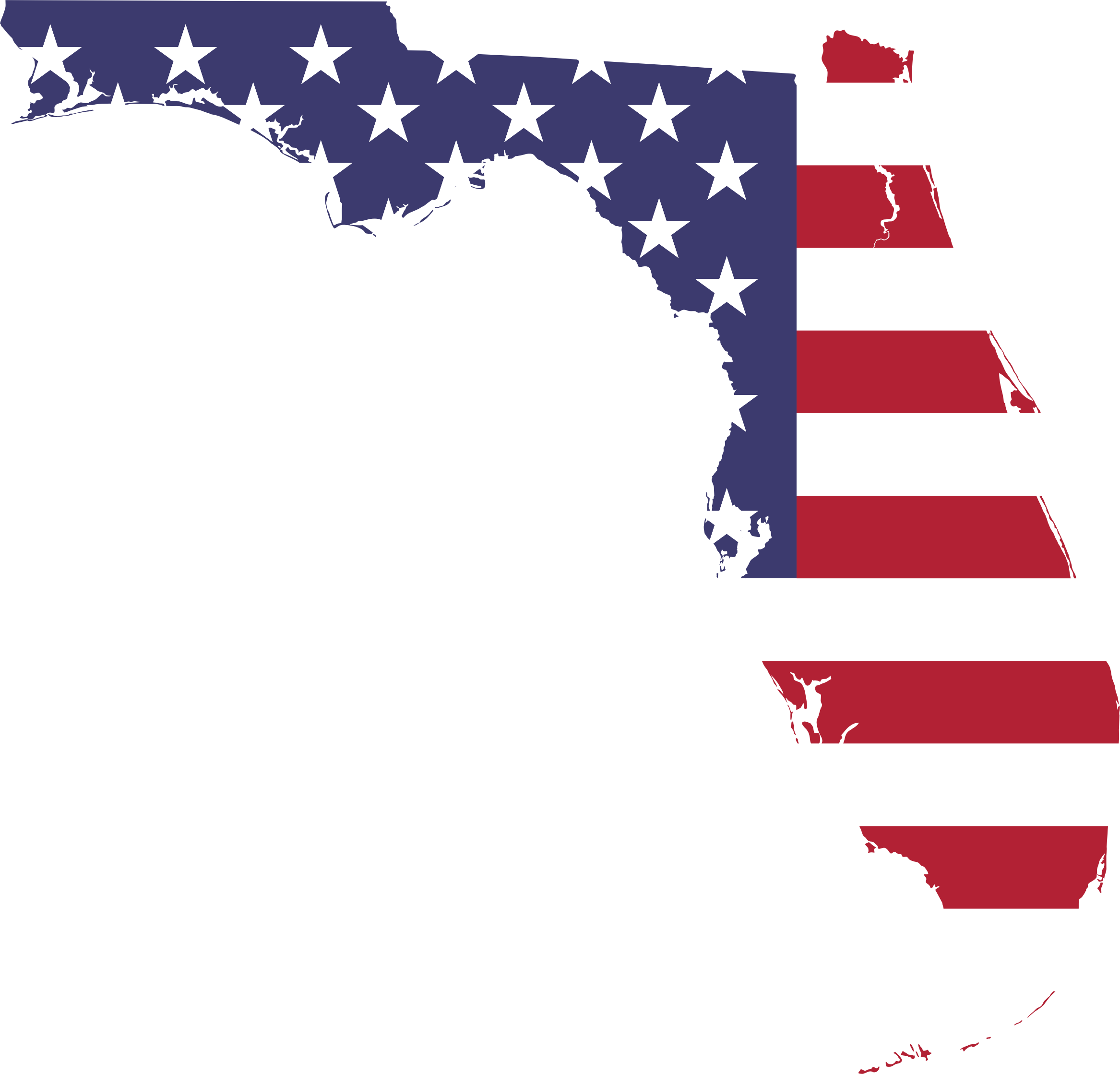 Usa clipart flag florida, Usa flag florida Transparent FREE.