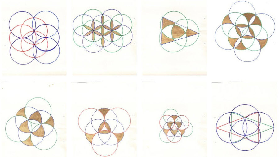 My experiences with drawing the flower of life by myself.