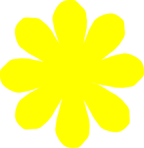 Yellow Flower Clip Art at Clker.com.