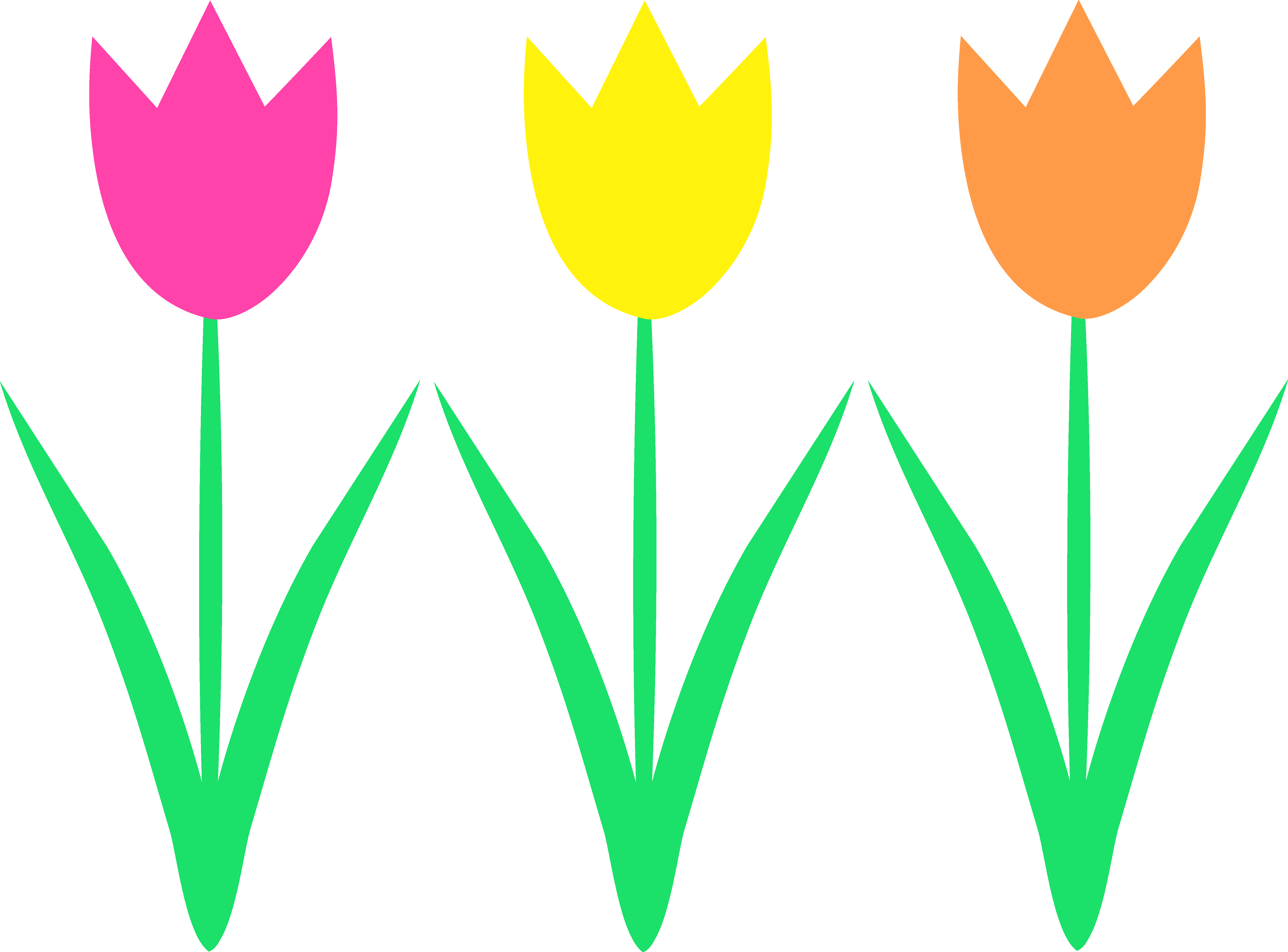 Spring theme clip art.