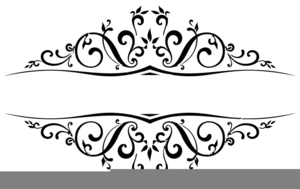 Line Flourish Clipart.