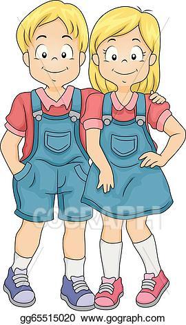 Fraternal twins clipart 5 » Clipart Portal.