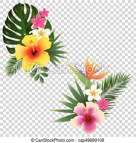 234 Tropical Flower free clipart.