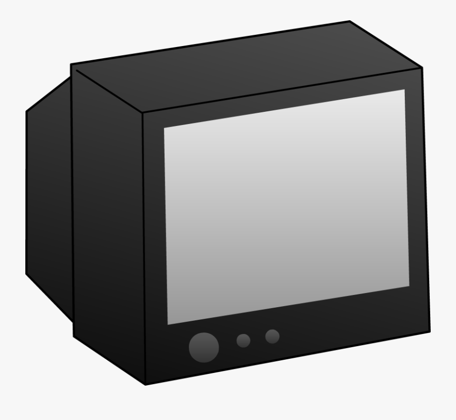 Simple Black Television Clip Art Free Clip Art.