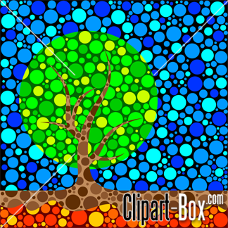 CLIPART ABSTRACT TREE.