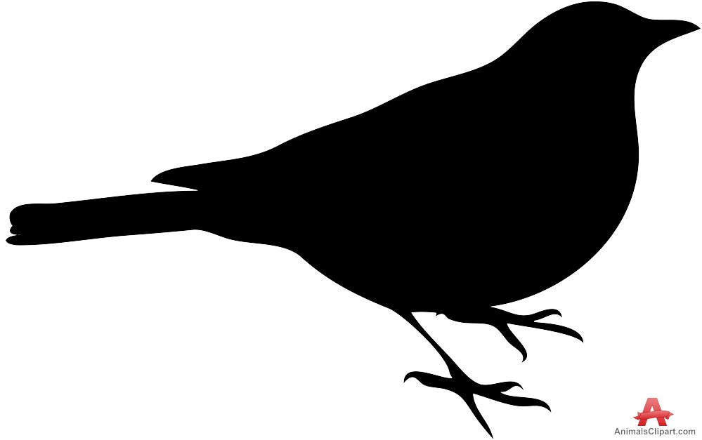 Free Bird Silhouette Clip Art.