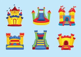 Bounce House Free Vector Art.