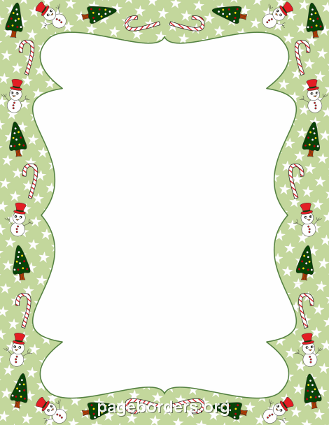 Christmas Border: Clip Art, Page Border, and Vector Graphics.