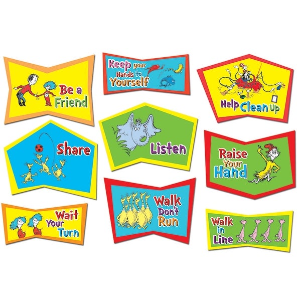 Dr. Seuss Classroom Rules Bb Set.