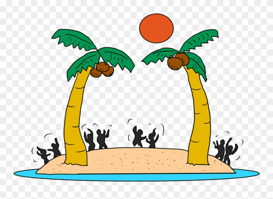 Beach Party Cartoon Free Clipart (#1230345).