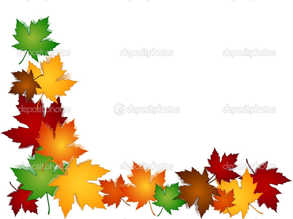 Fall Leaves Border In Clip Art.