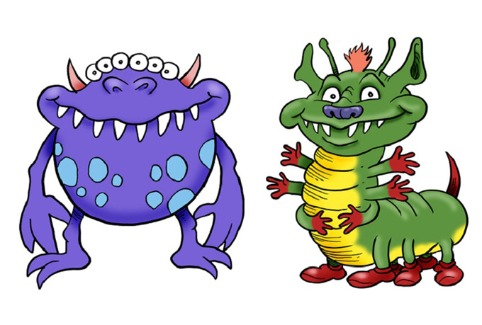 Monster clip art cartoon free clipart images 4 wikiclipart.