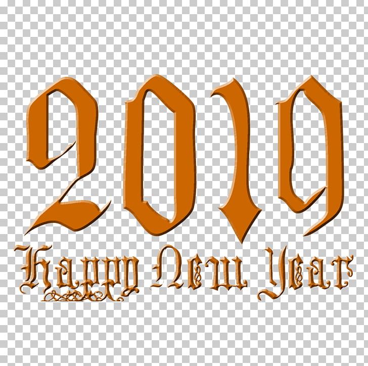 Happy New Year 2019 Transparent PNG, Clipart, Area, Art, Brand, Line.