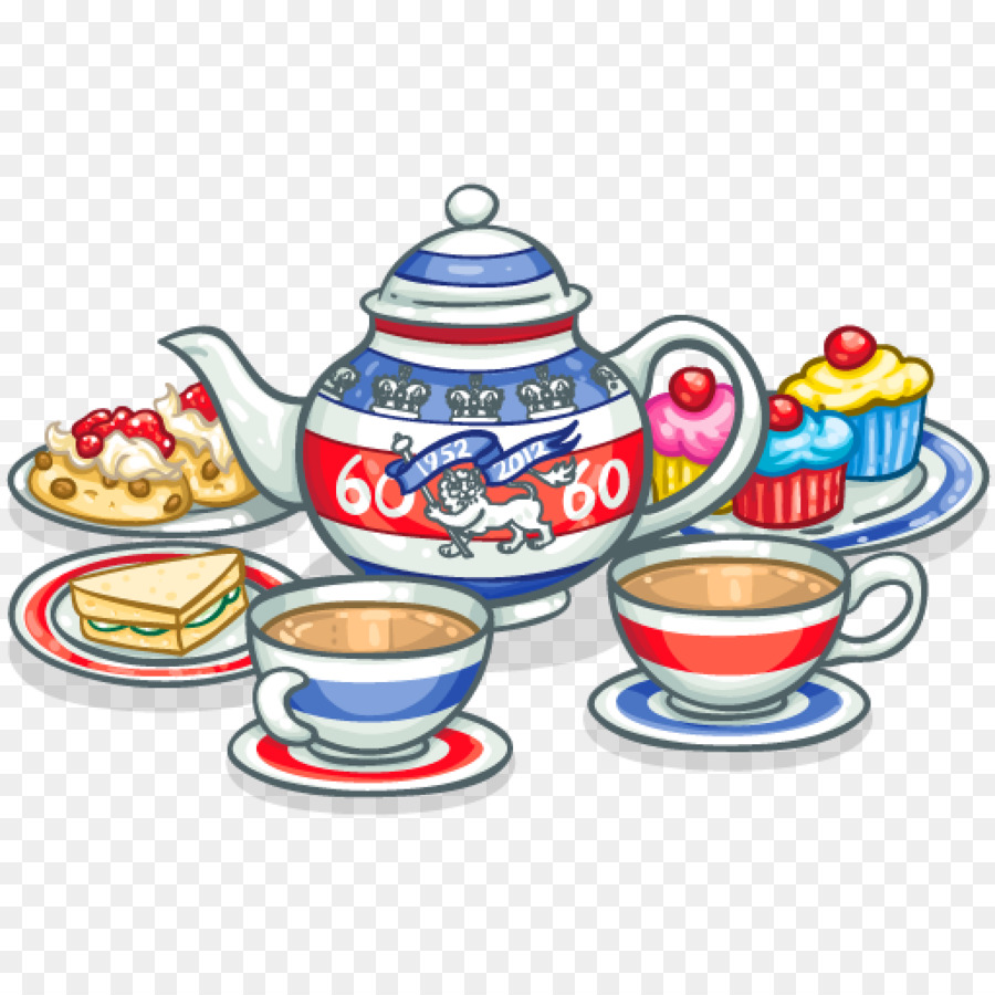 Download Free png Cream tea Coffee Scone Clip art afternoon tea png.