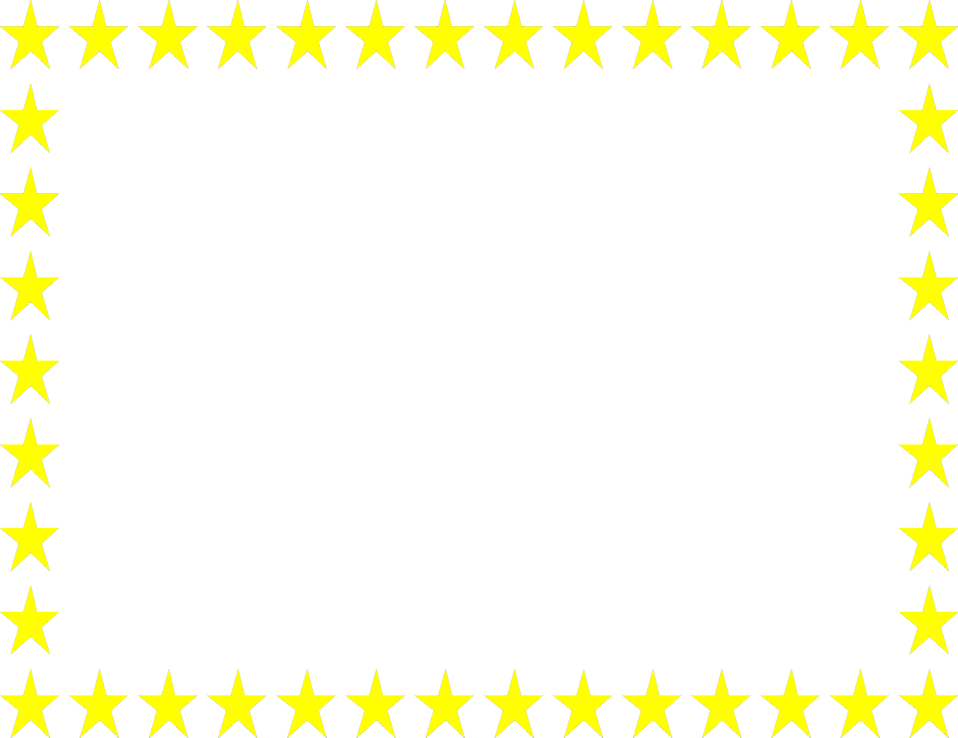 Free Stars Clipart Border Image.