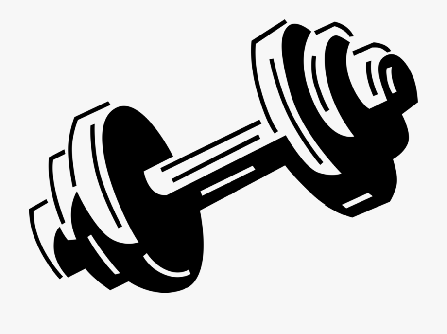 Png Royalty Free Weights Clipart Black And White.