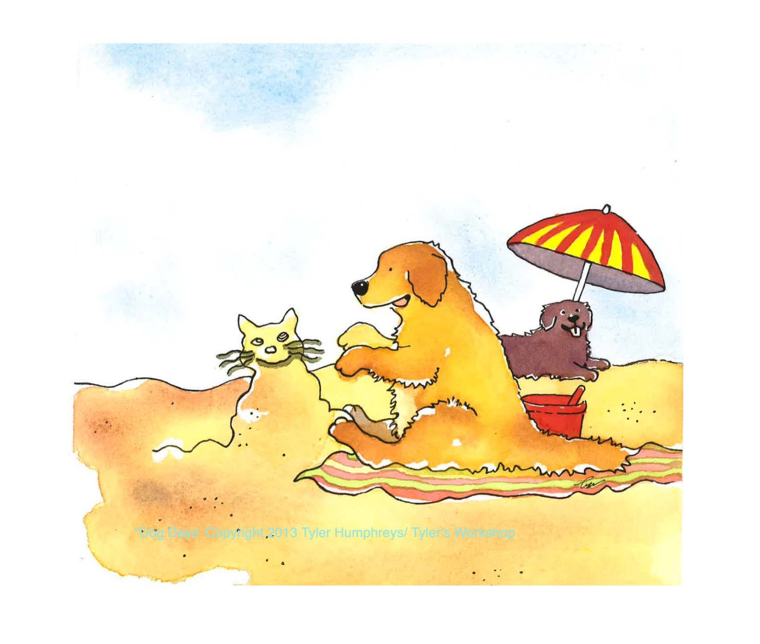 Free Dog Summer Cliparts, Download Free Clip Art, Free Clip.