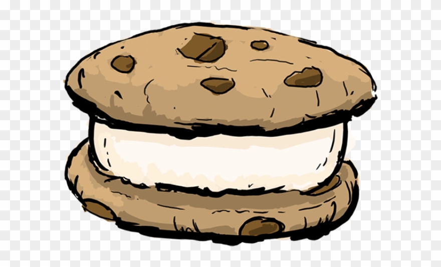 Ice Cream Clipart Sandwhich.