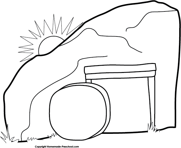 Jesus Empty Tomb Clipart.