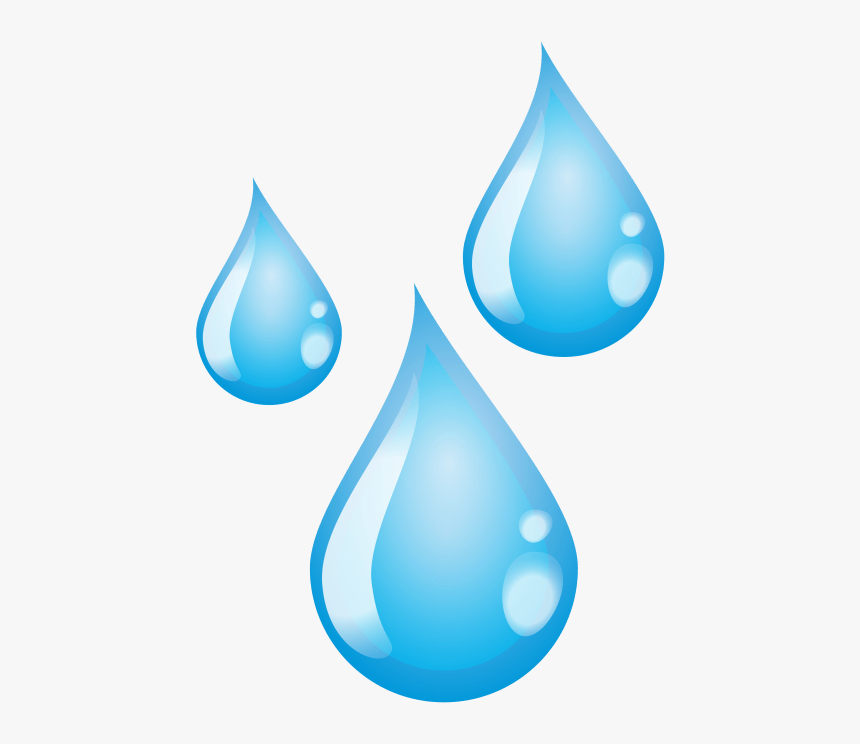 Transparent Background Water Droplet Clipart.